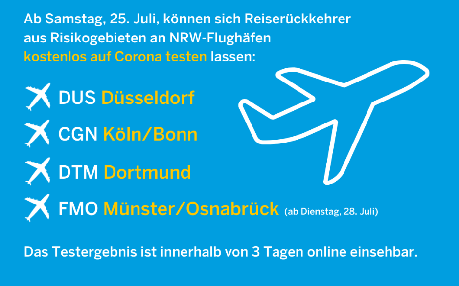Dortmund Corona Tests Am Flughafen Antenne Unna