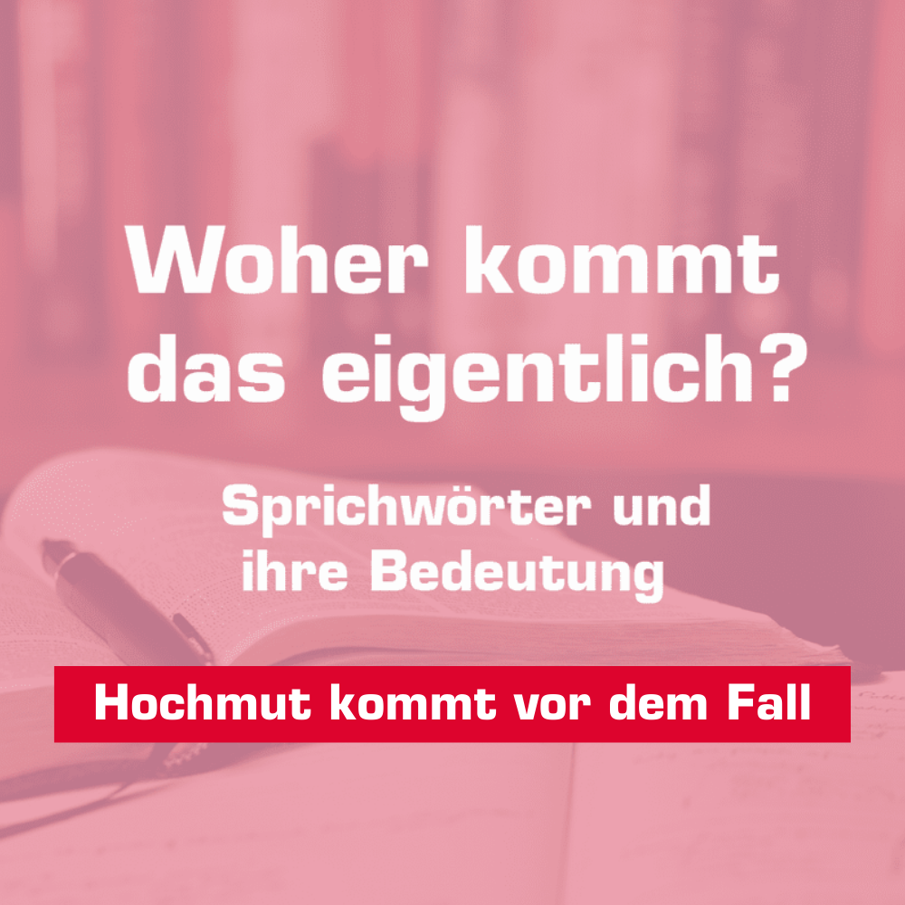 Woher kommt "Hochmut kommt vor dem Fall"? Antenne Unna Woher kommt "Hochmut kommt vor dem Fall"? Antenne Unna