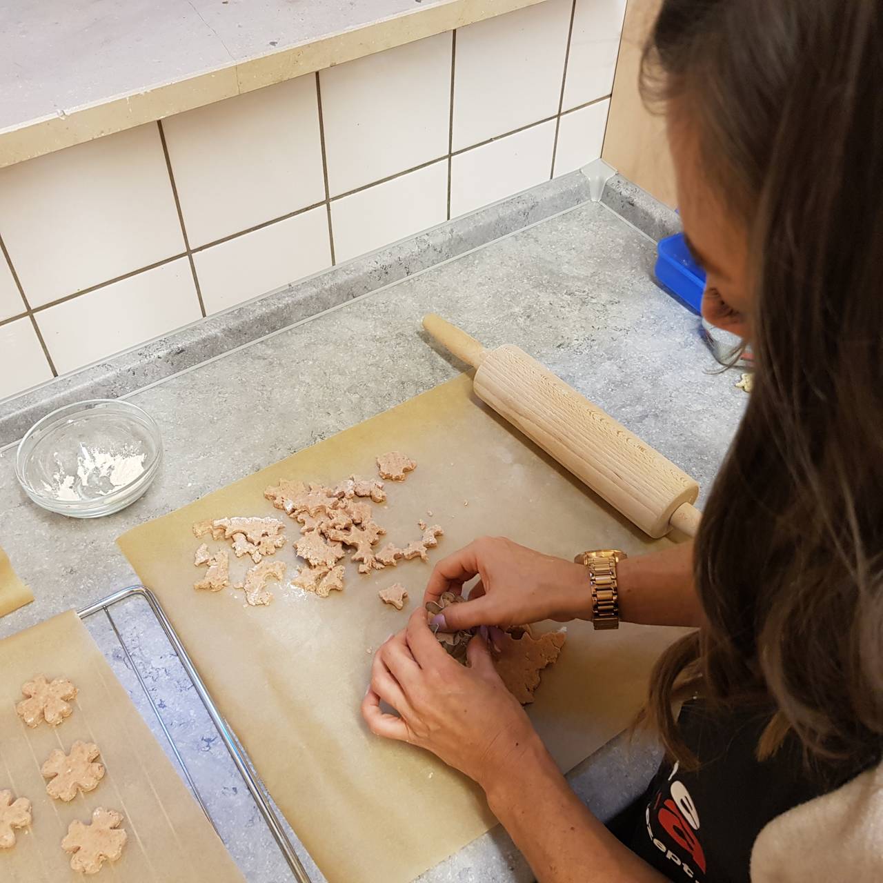 Wir backen Hundekekse