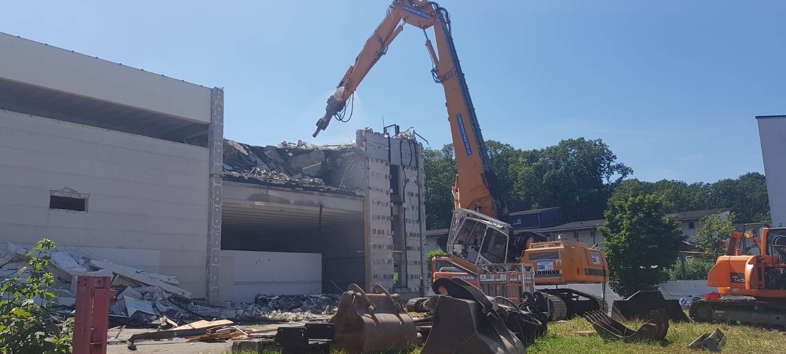 Abriss der Turmarkaden beginnt