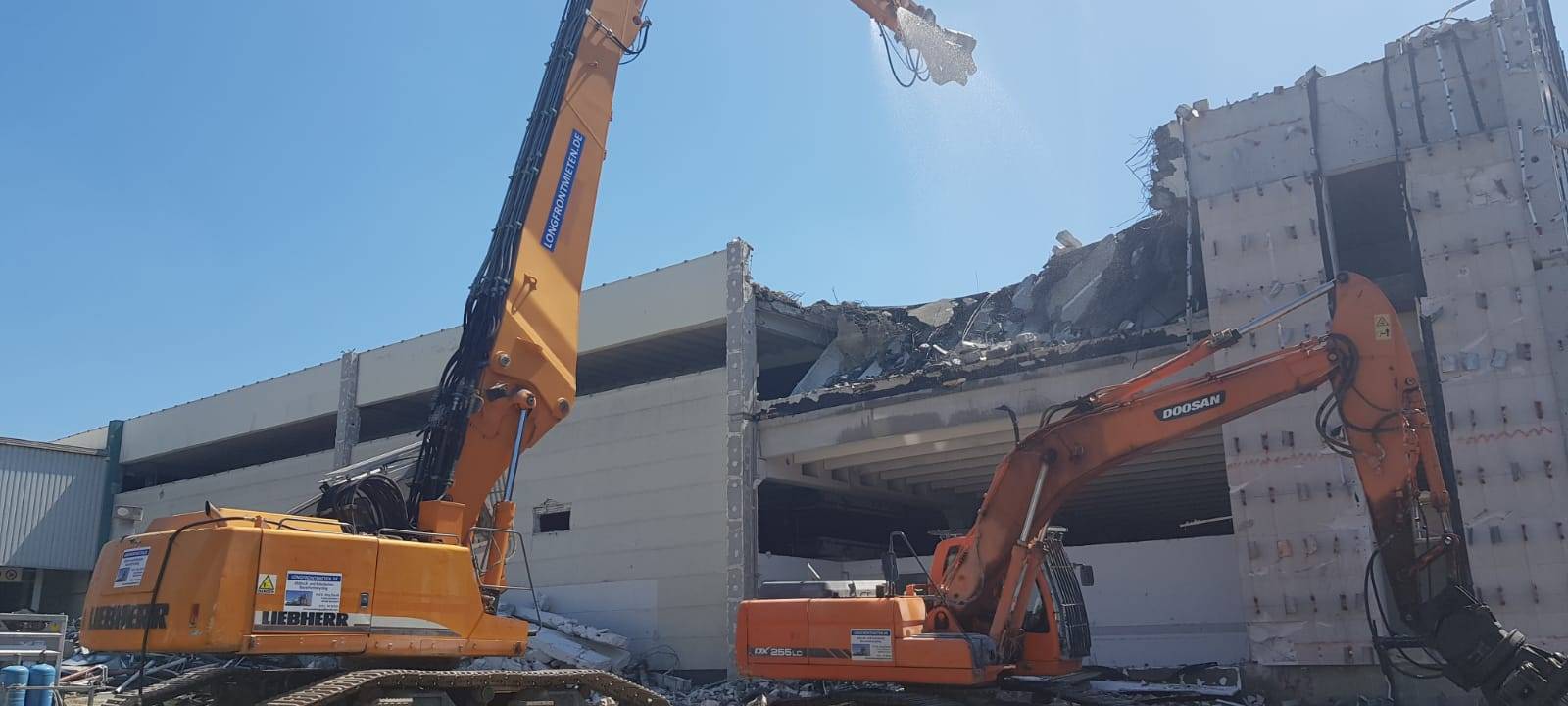 Abriss der Turmarkaden beginnt