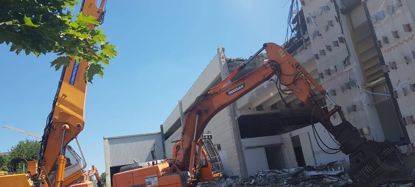 Abriss der Turmarkaden beginnt