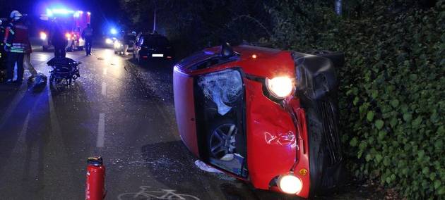 Flucht mit verletztem Kind