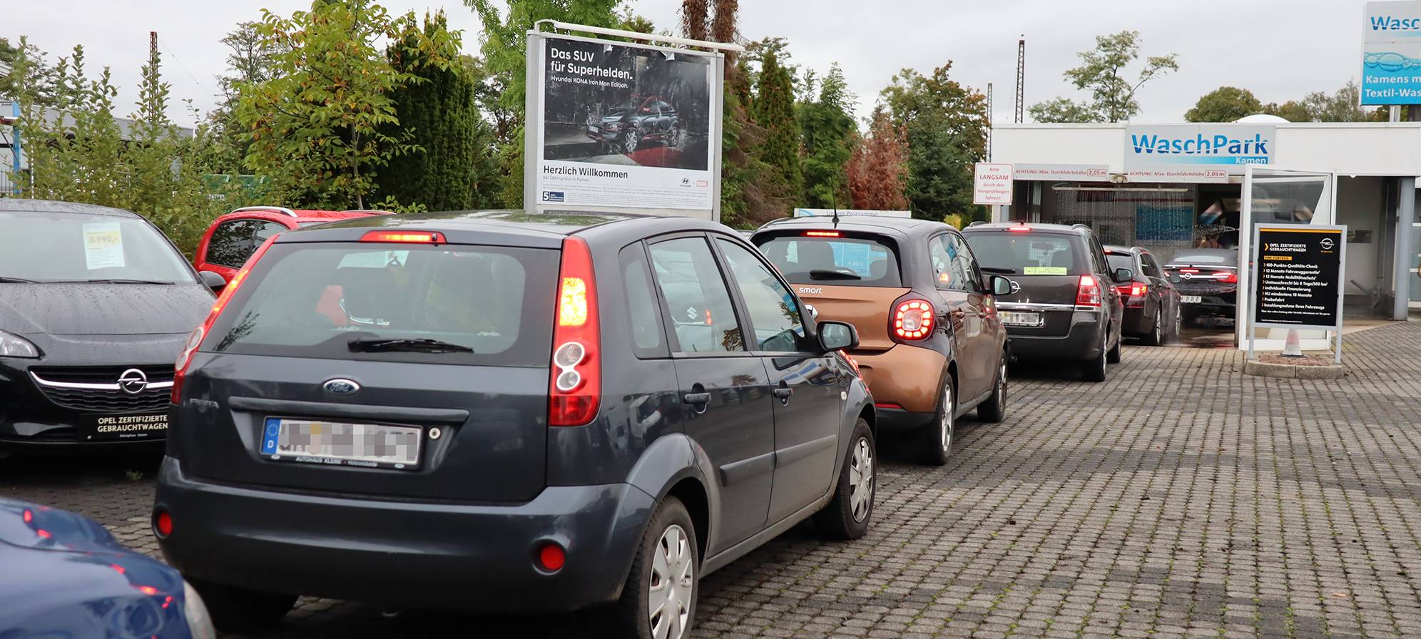 Autowaschen mit Antenne Unna