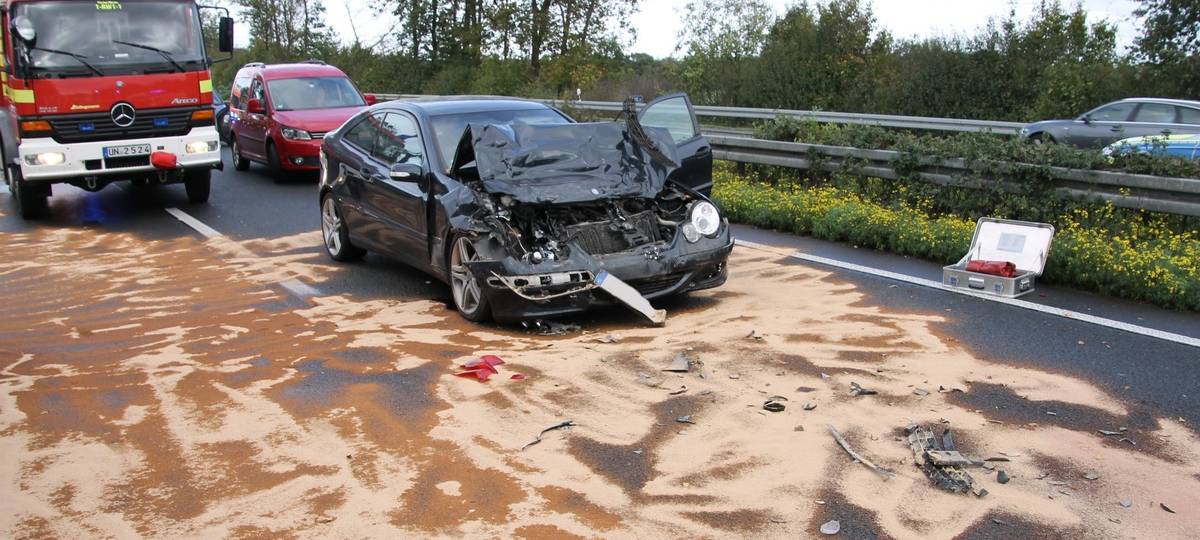 Gaffer lösen Unfall aus