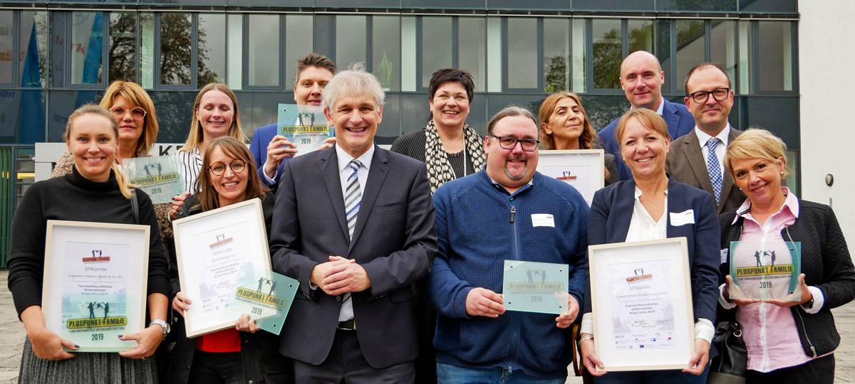 Familie - ein Pluspunkt