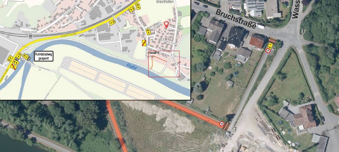 Ruhrtalradweg wird "entschärft"