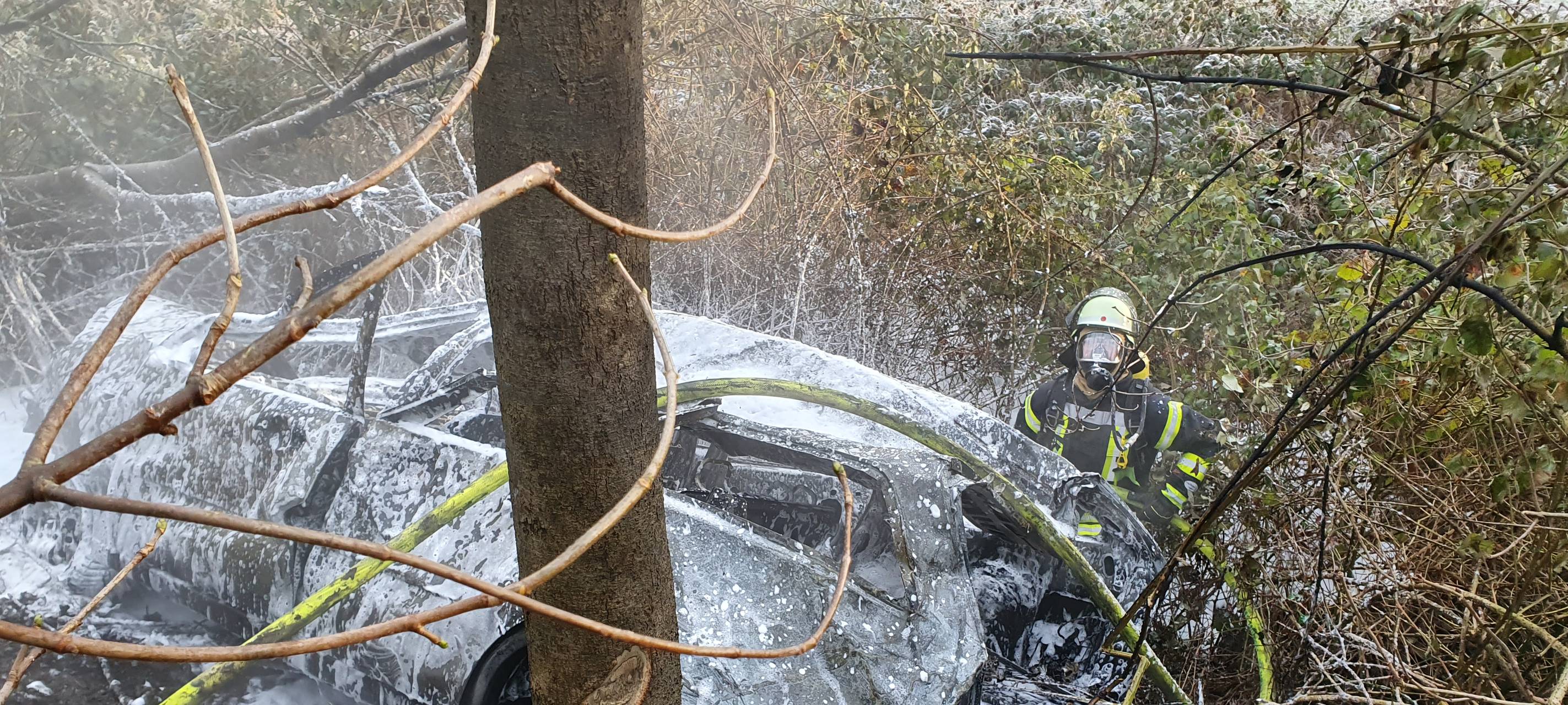 Autos ausgebrannt