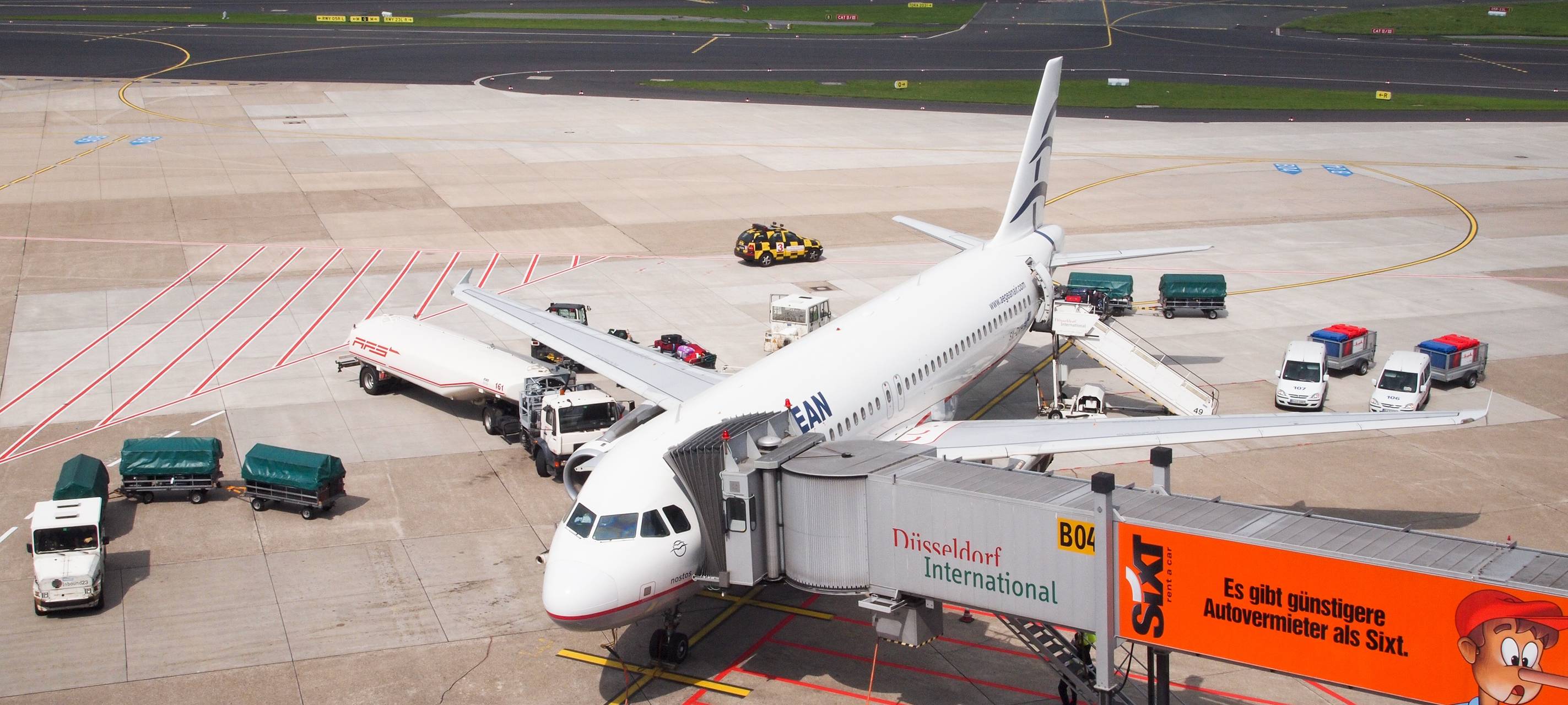 Corona: Kurzarbeit am Flughafen