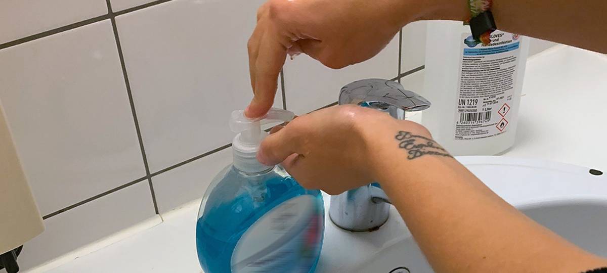 Wegen Corona: Desinfektionsmittel gestohlen