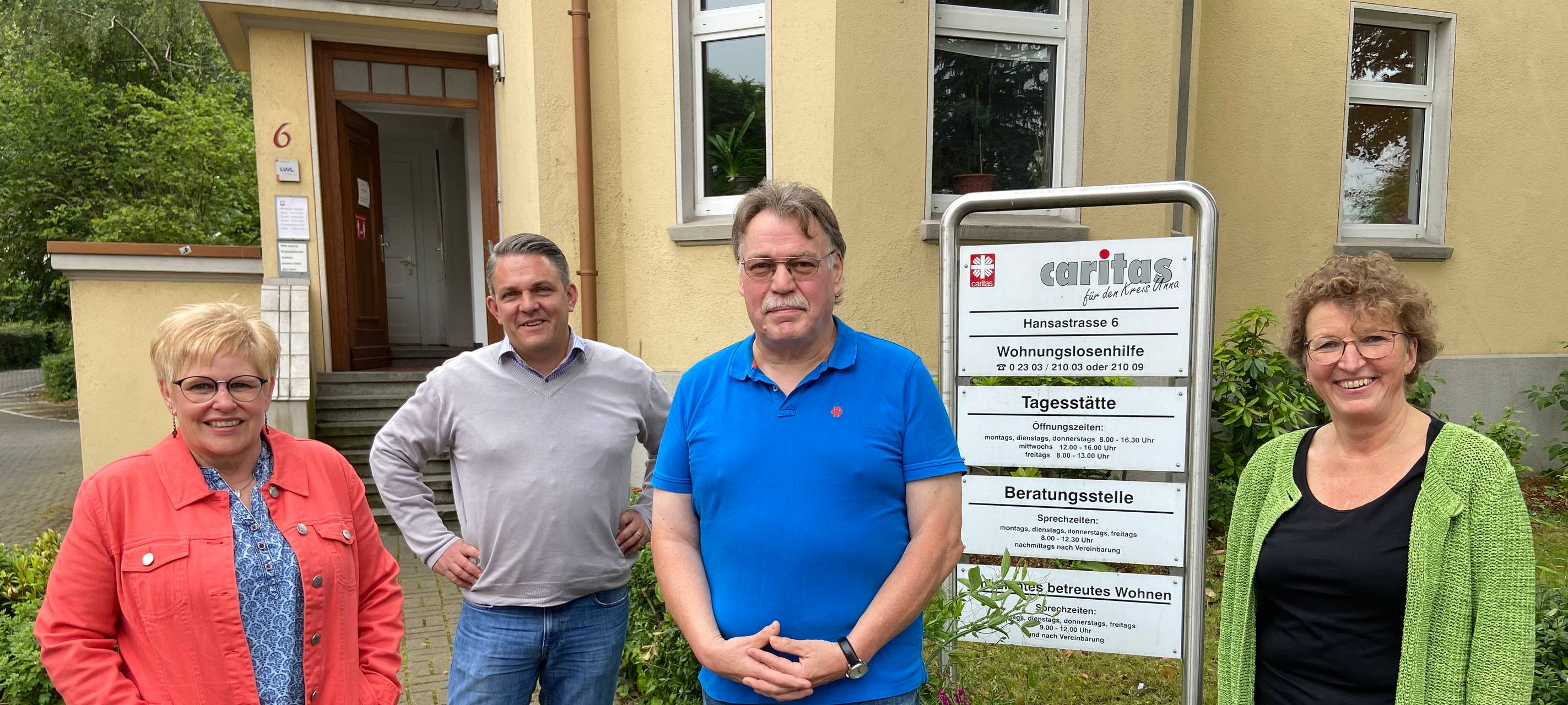 Die Wohnungslosenhilfe der Caritas unterstützt Suchende