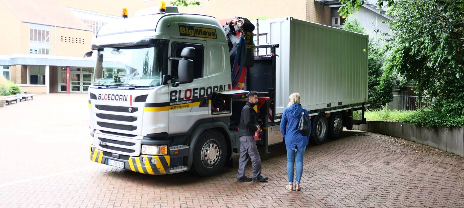 Container am Pestalozzi Gymnasium