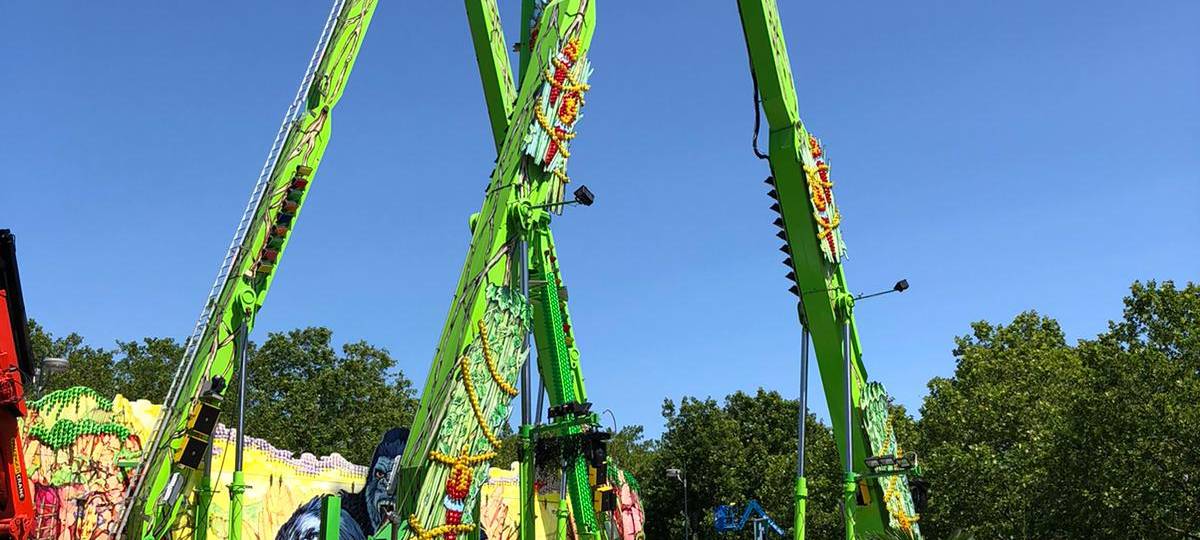 Rund um die Dortmunder Westfalenhallen gibt es mit dem Freizeitpark "FunDoMio" eine Attraktion für die Sommerferien.