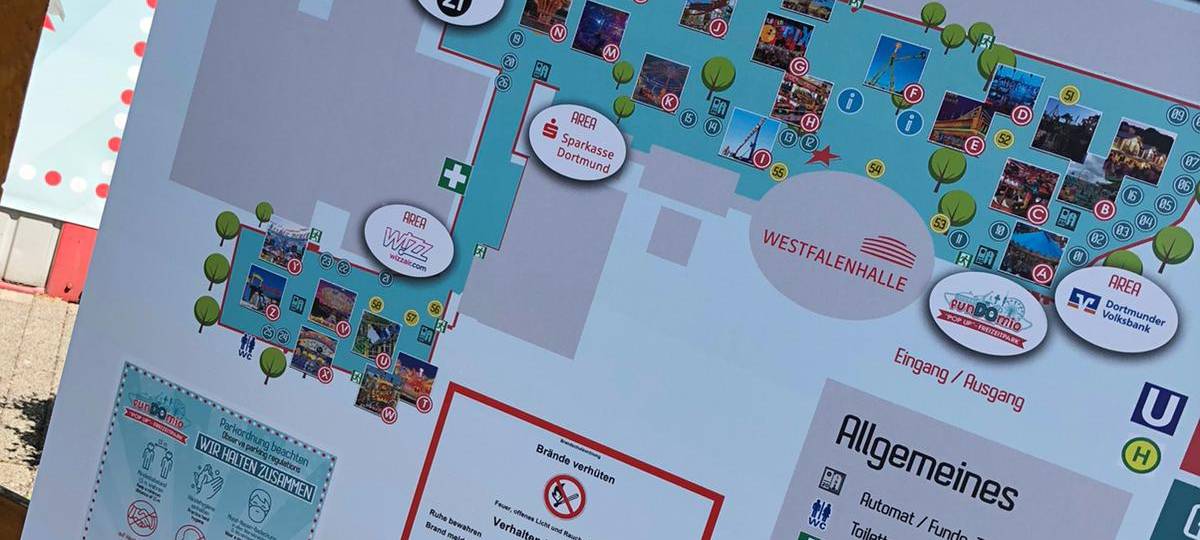 Rund um die Dortmunder Westfalenhallen gibt es mit dem Freizeitpark "FunDoMio" eine Attraktion für die Sommerferien.