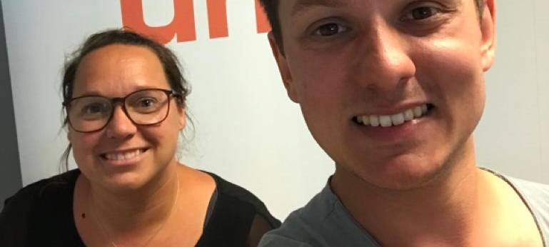 Kim Fries zu Gast bei Antenne Unna