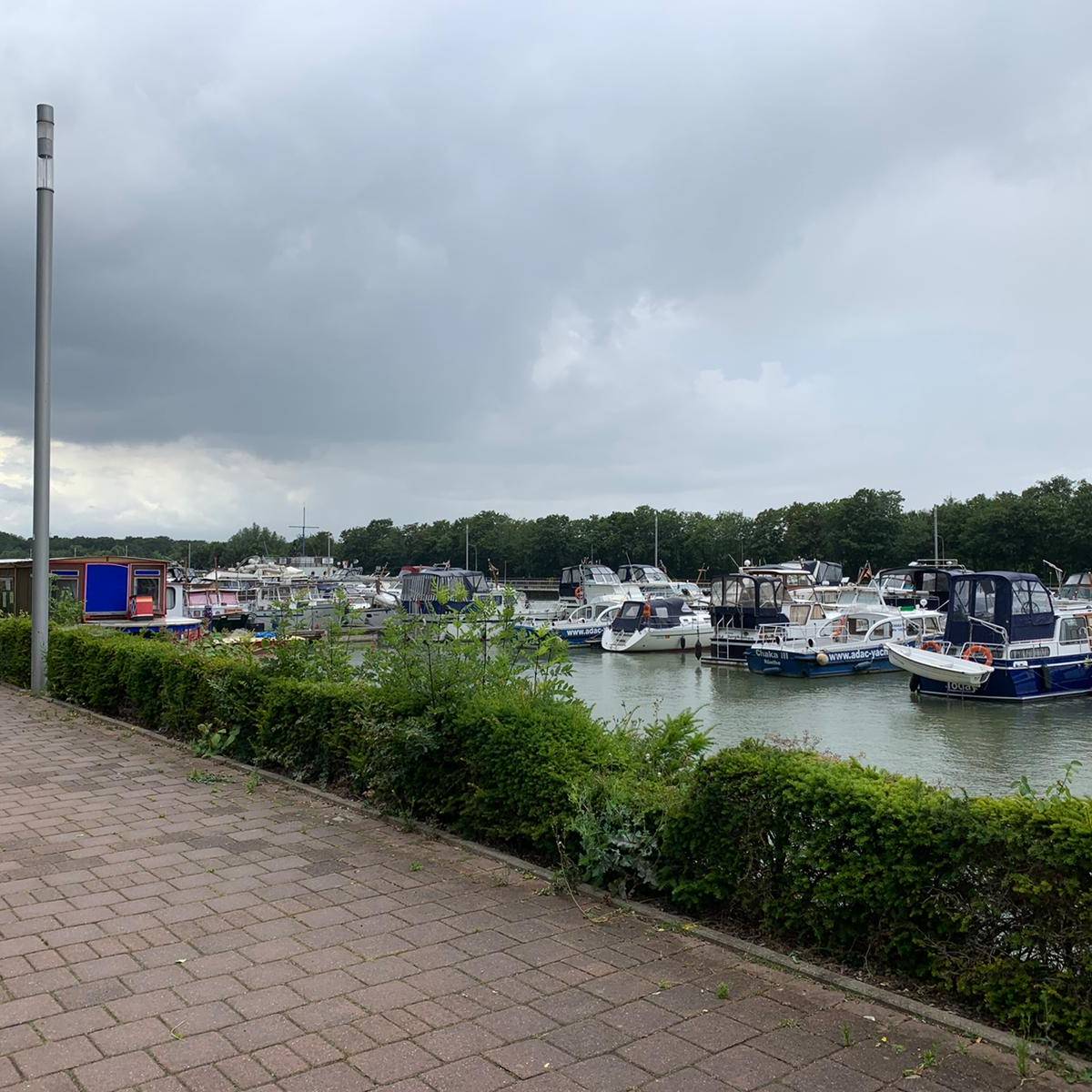 Bergkamen Boot in Marina Rünthe gesunken Antenne Unna