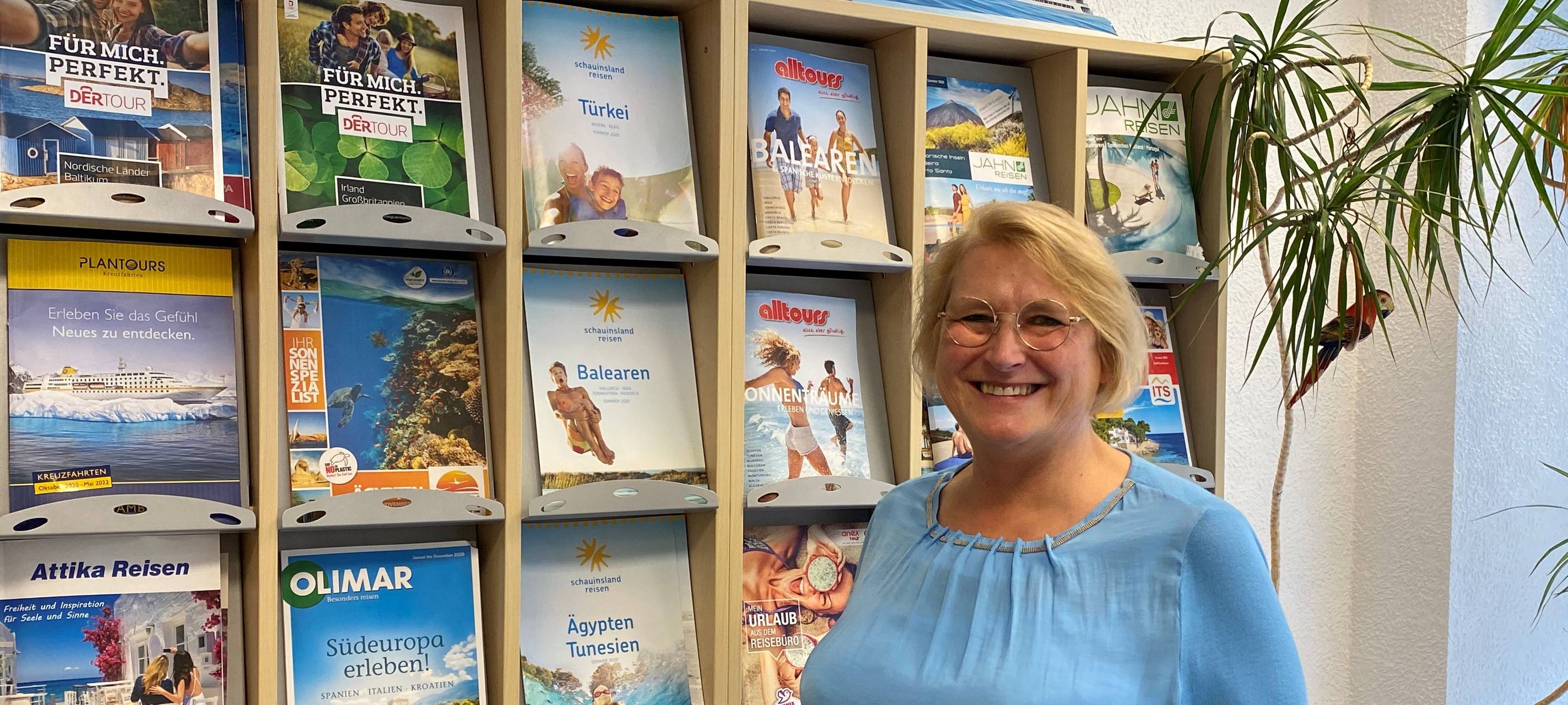 Ute Wagner hat in Unna ein Reisebüro und das hat - Corona sei Dank - schon bessere Monate erlebt als die vergangenen.