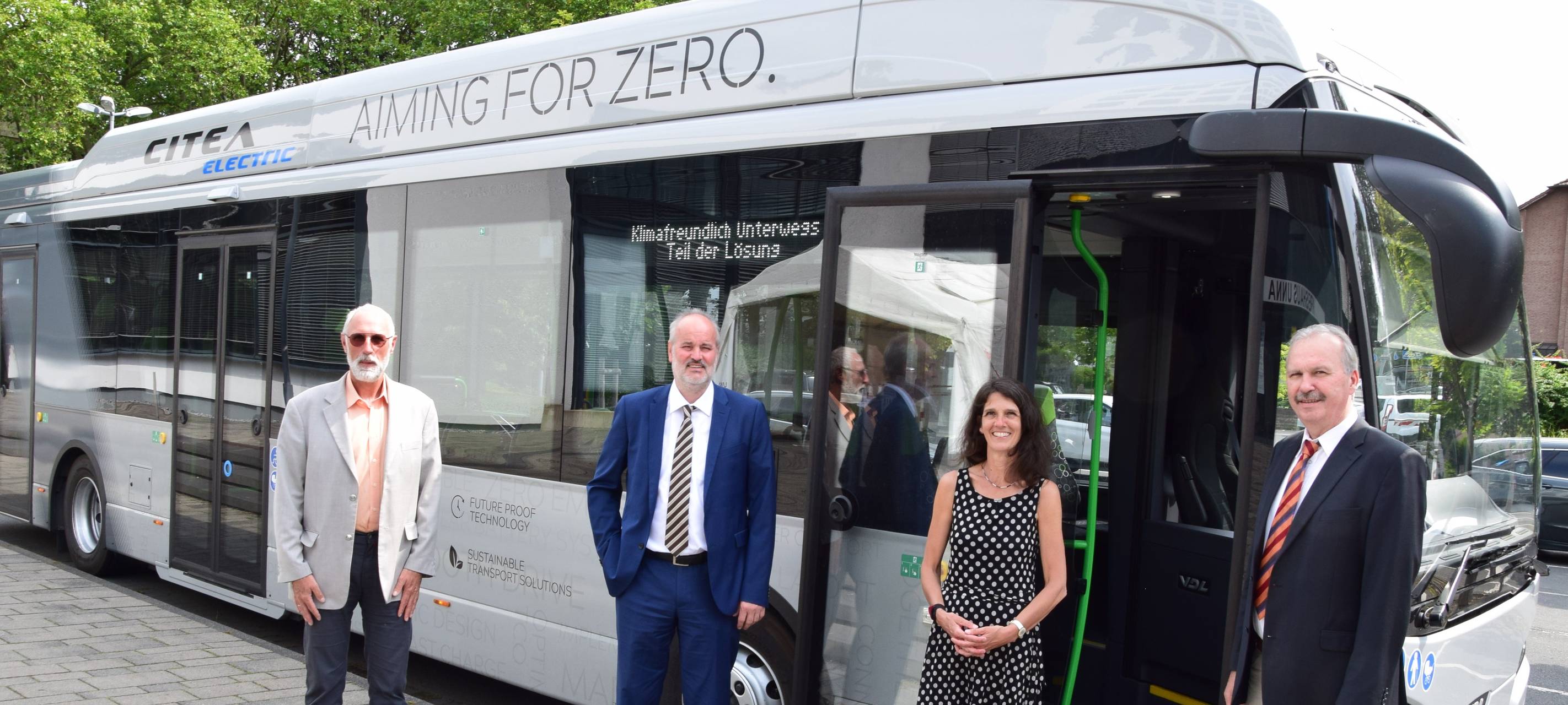 VKU-Testfahrt mit elektrischem Bus