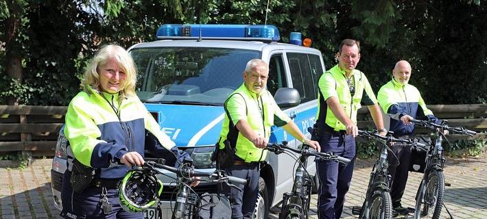 Pedelecs für die Polizei