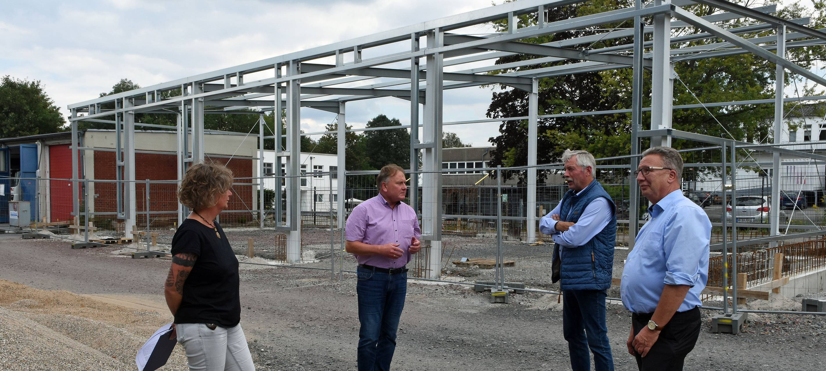 Unna: Neubau für Stadtbetrieb kommt voran