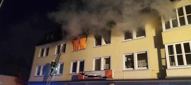 In der Kamener Innenstadt war am Abend die Feuerwehr im Einsatz.