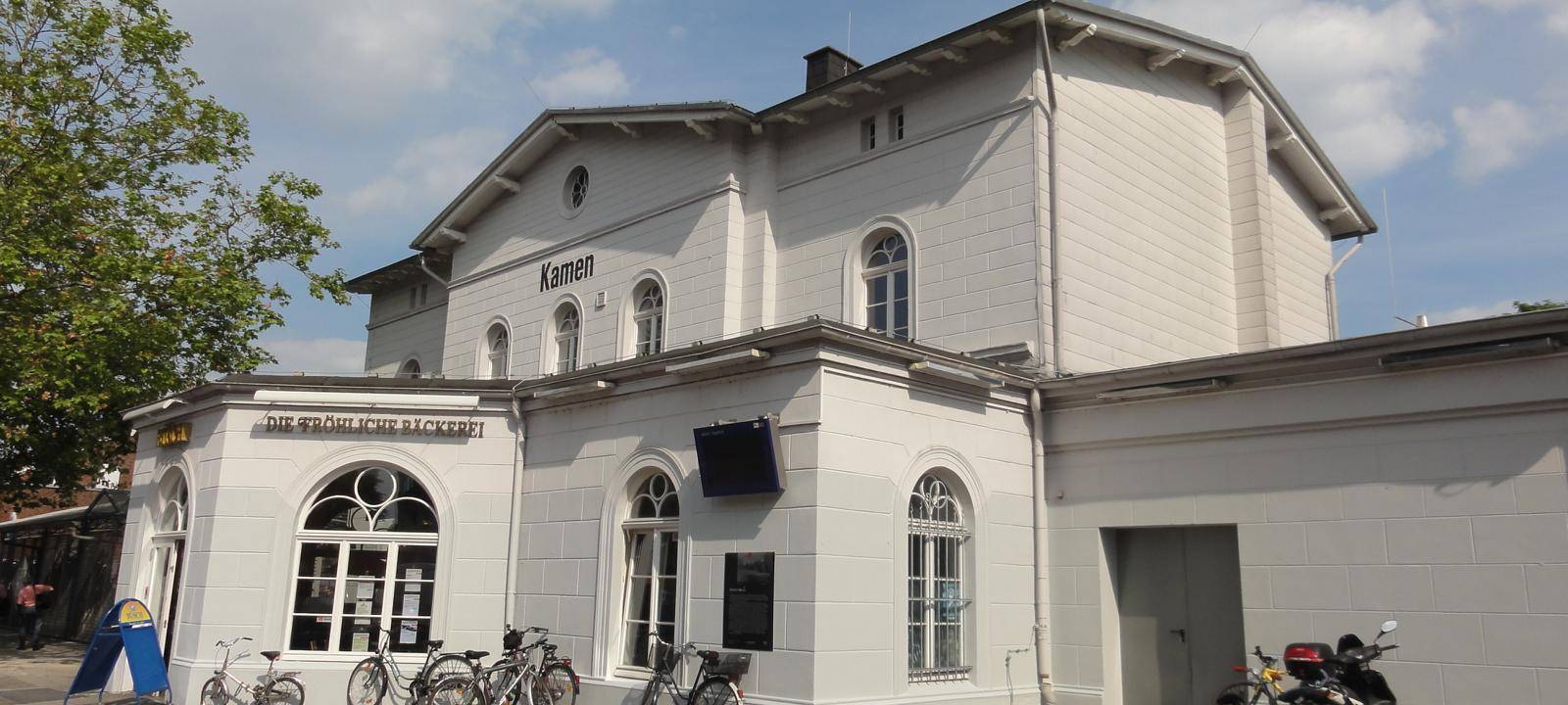 Der Bahnhof in Kamen.