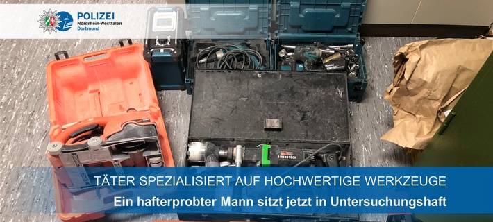 Spezialisiert waren die mutmaßlichen Täter auf hochwertige Werkzeuge, die sie aus Firmenfahrzeugen entwendeten.