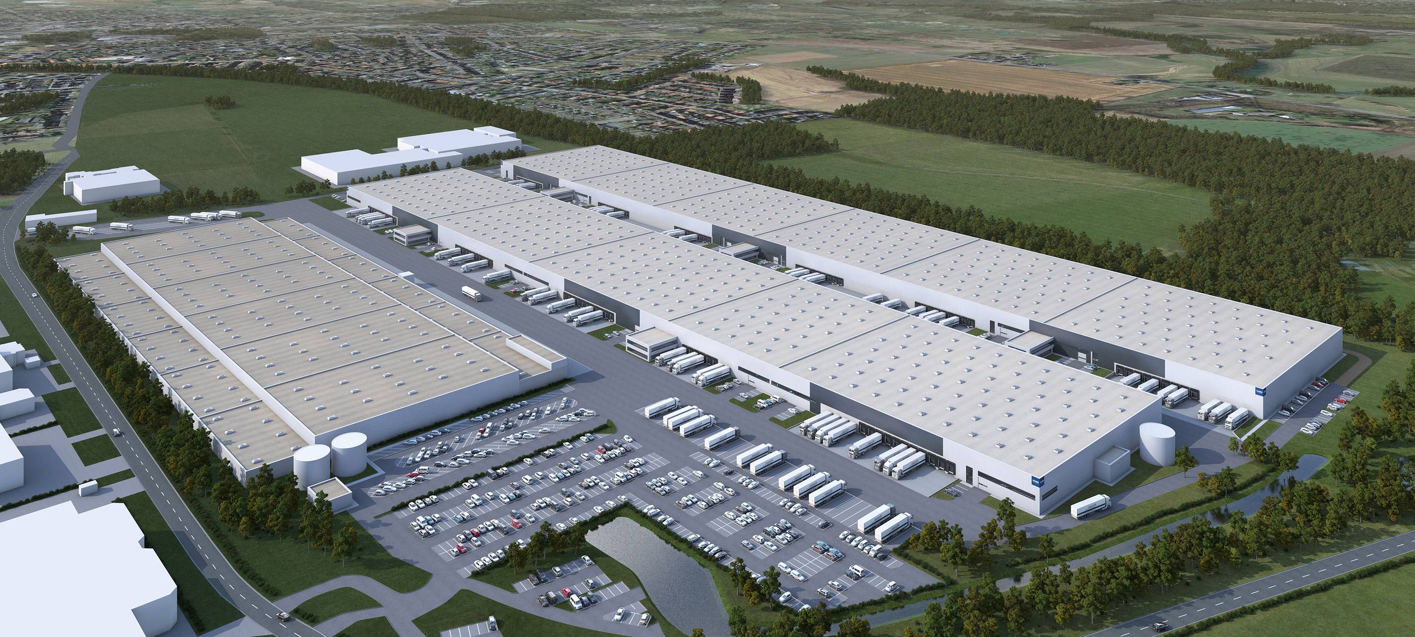 Visualisierung Euziel Logistikhallen Werne