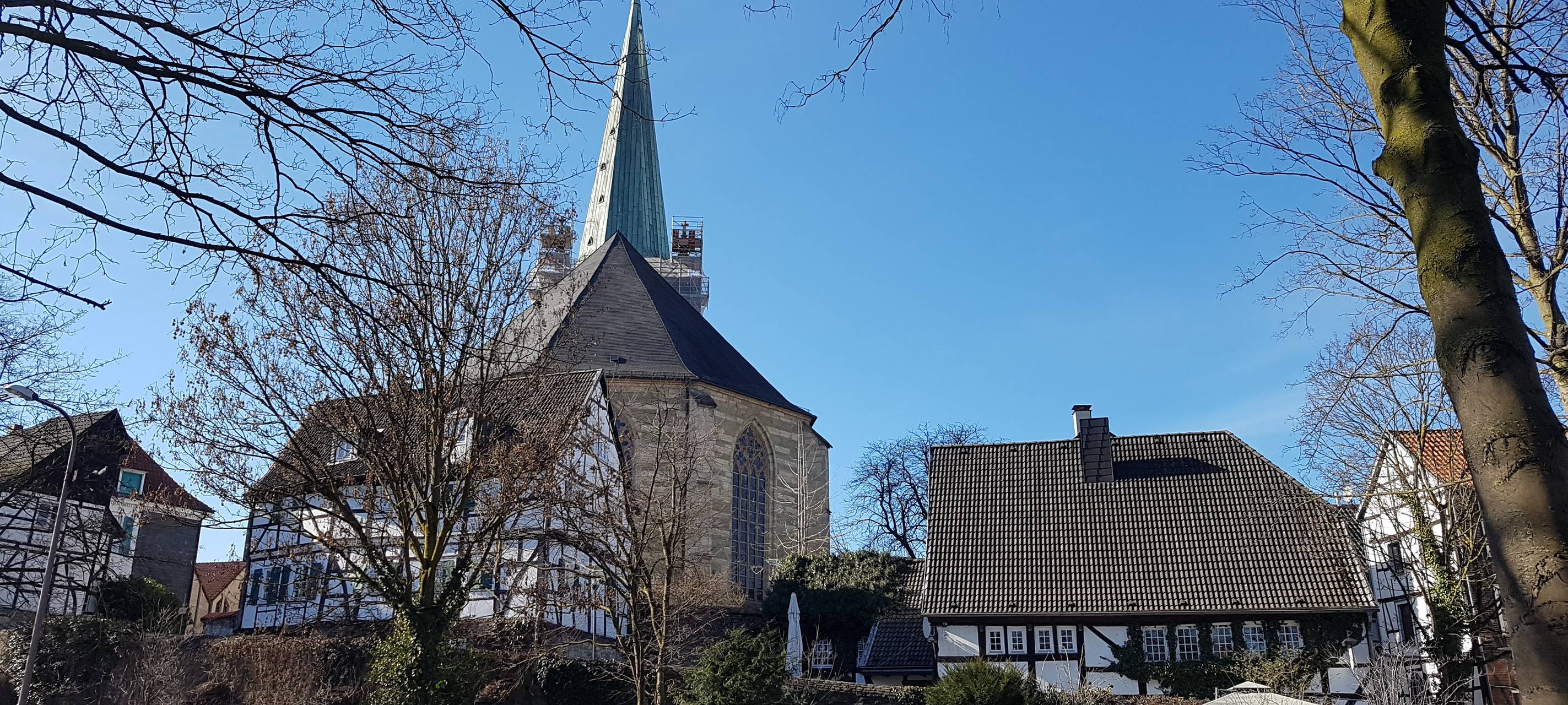 Sanierte Stadtkirche in Unna wird sichtbar