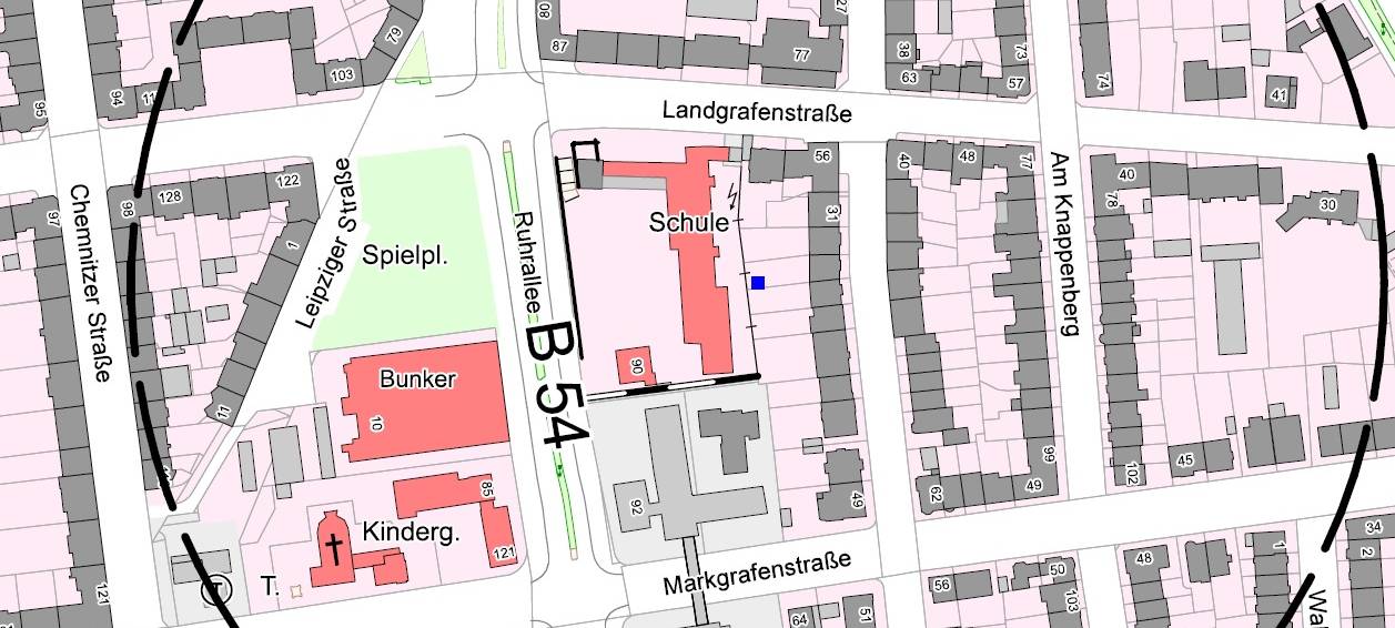 Bombenentschärfung an B54 in Dortmund