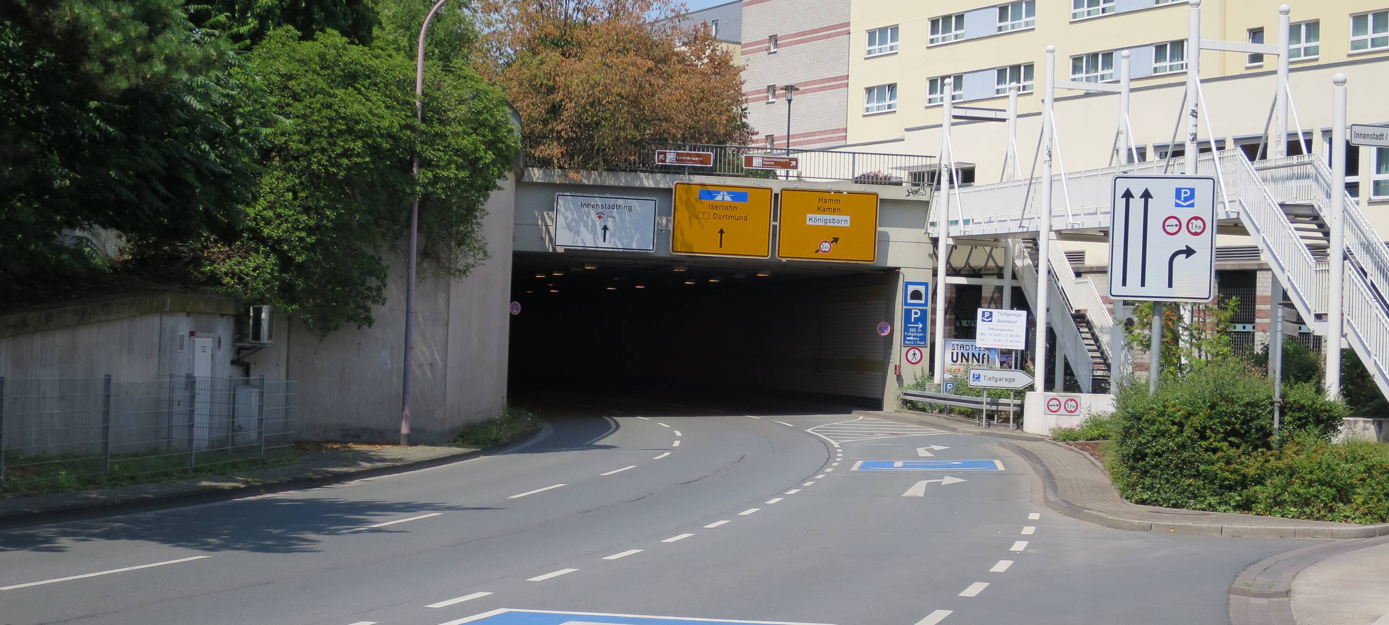 Sperrung im Unnaer Ringtunnel