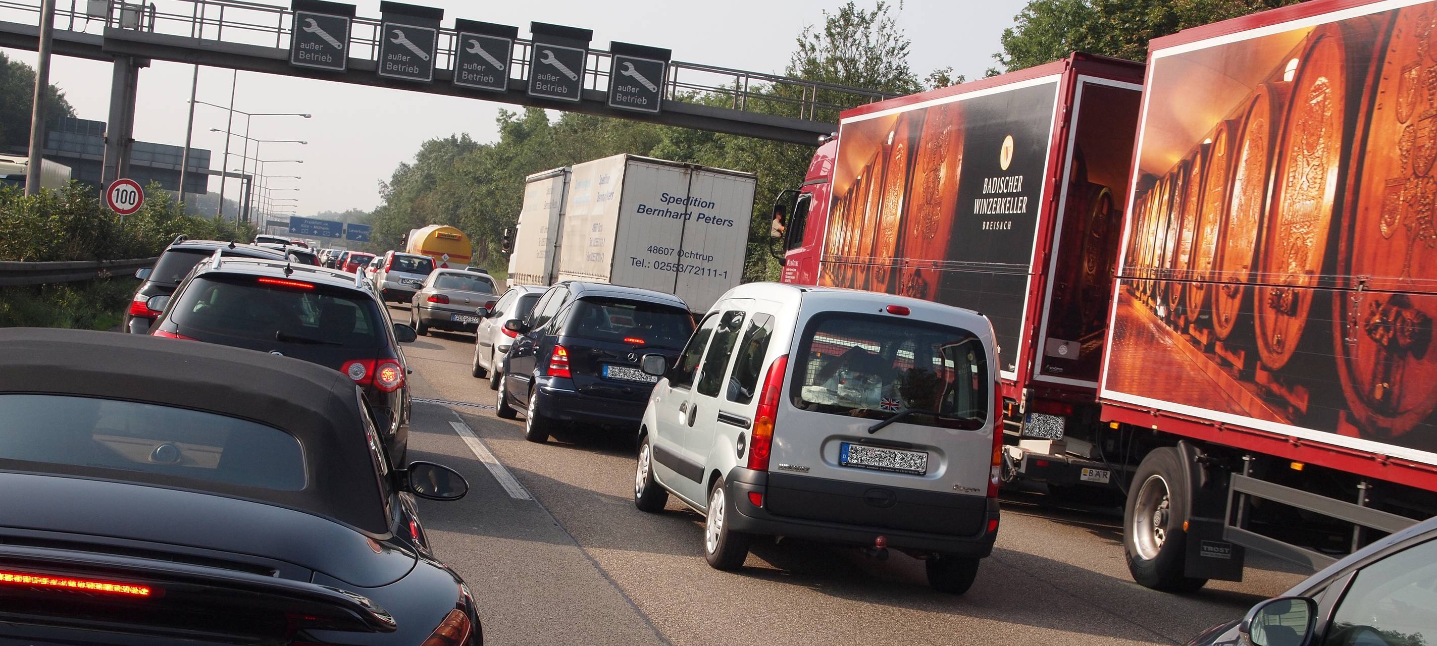 Weniger Staus auf Autobahnen im Kreis Unna