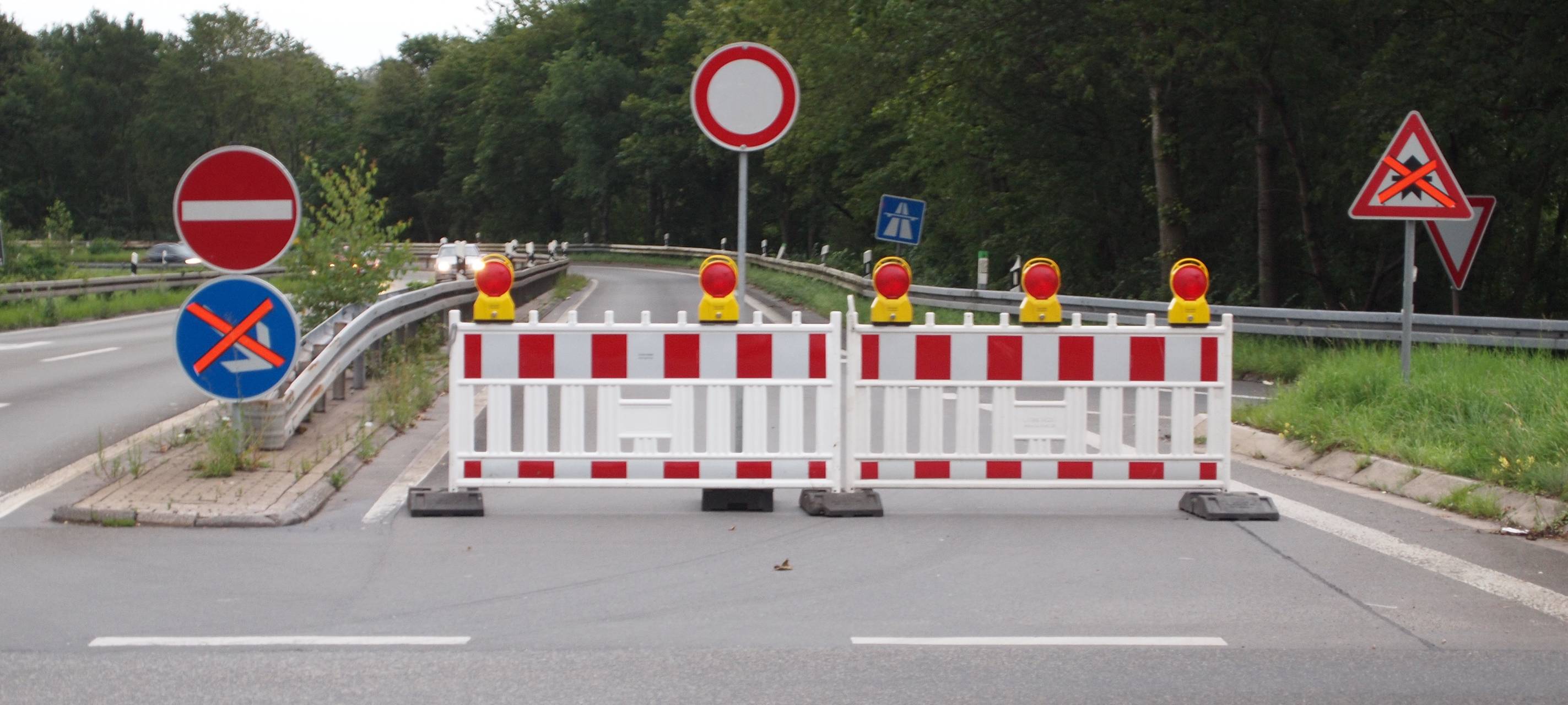 A1: Sperrung ab heute Abend
