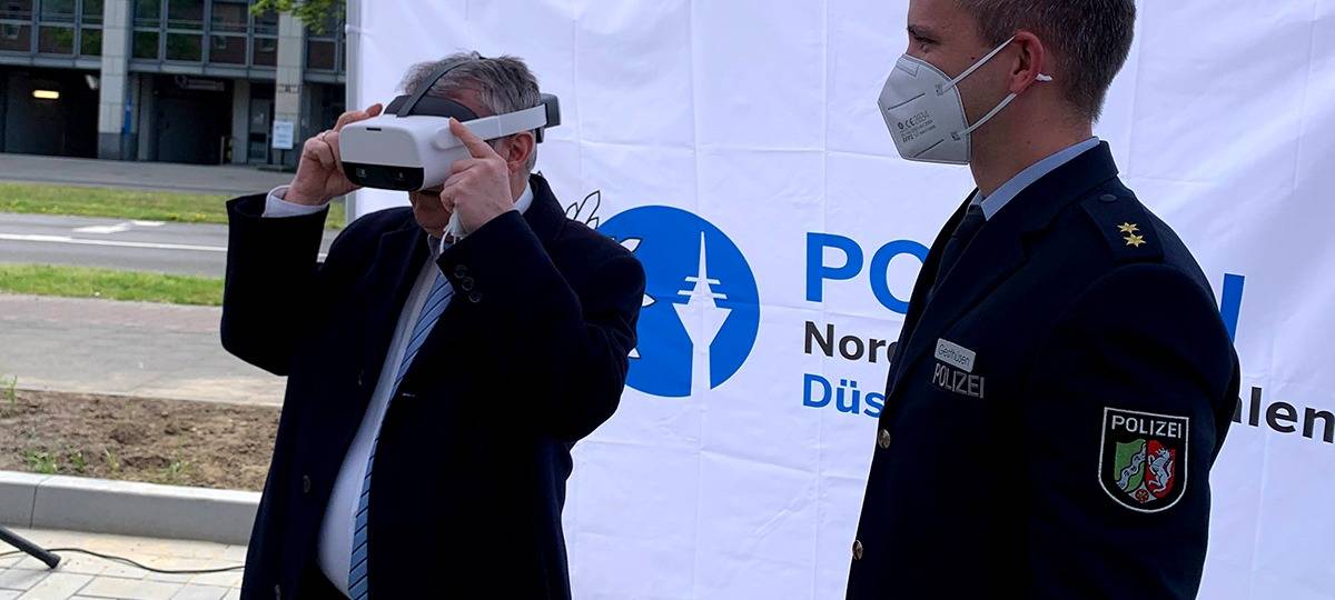 NRW-Polizei setzt bei Unfallverhütung auf Virtual-Reality-Brillen