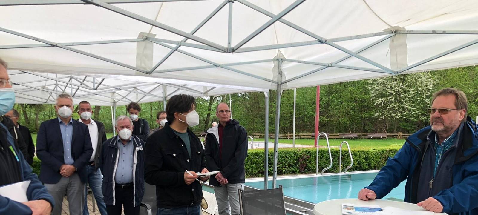 Im Schwerter Elsebad ist der offene Brief an das Land vorgestellt worden.