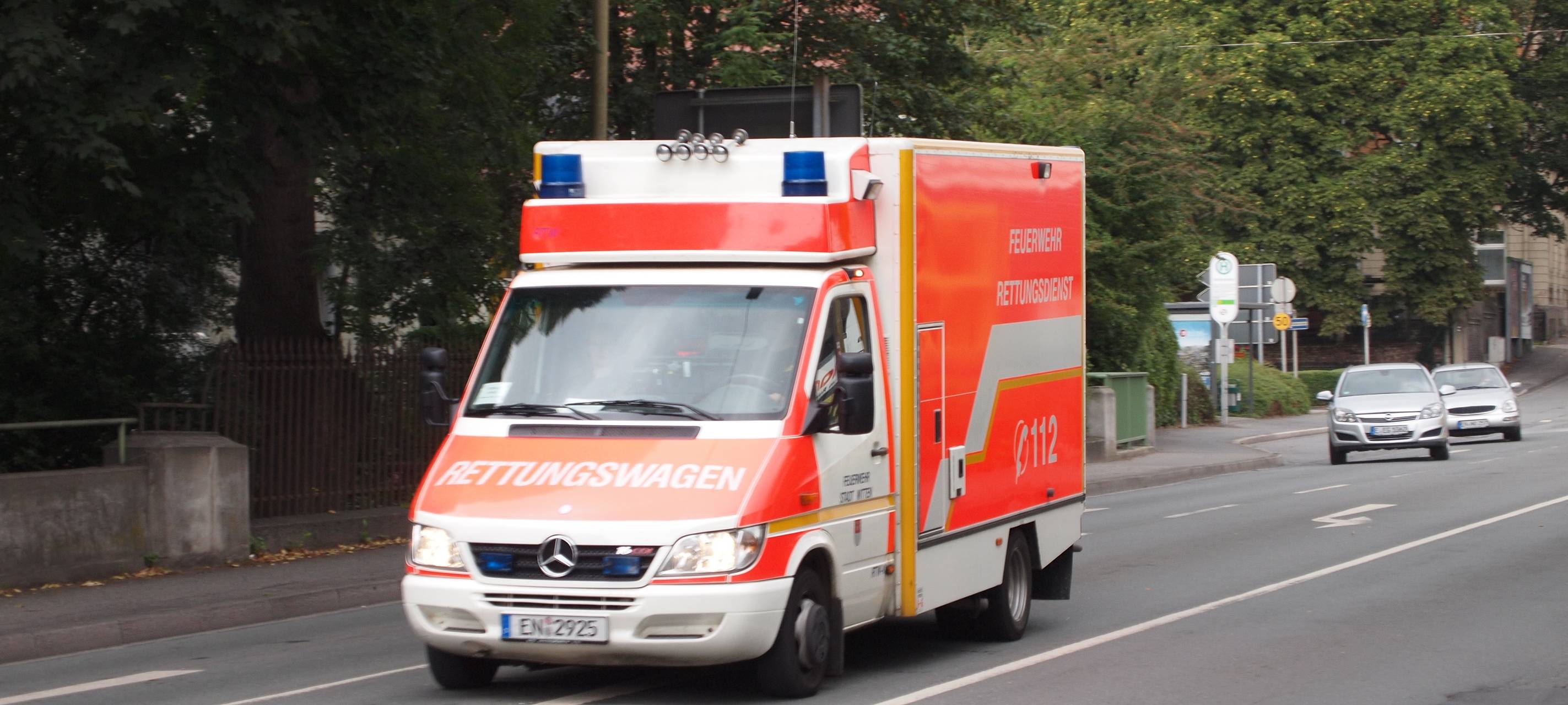 Unfall in Bergkamen Rünthe