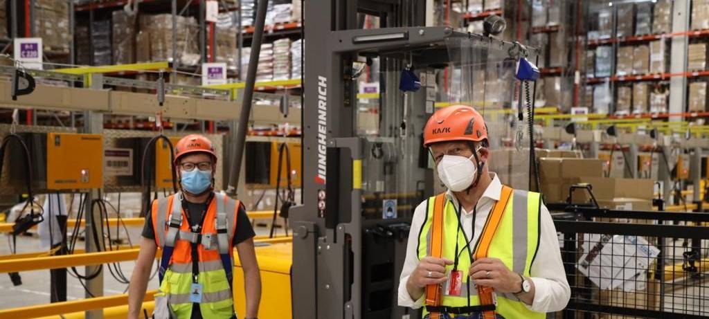 Arbeitssicherheit bei Amazon in Werne