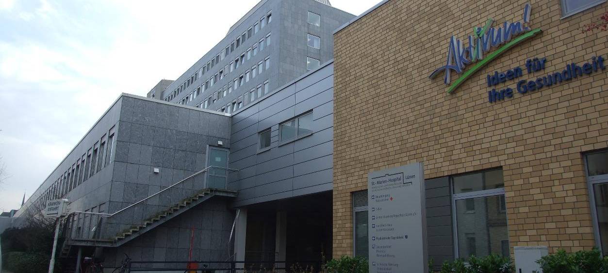 Das St. Marien-Hospital in Lünen von au´ßen