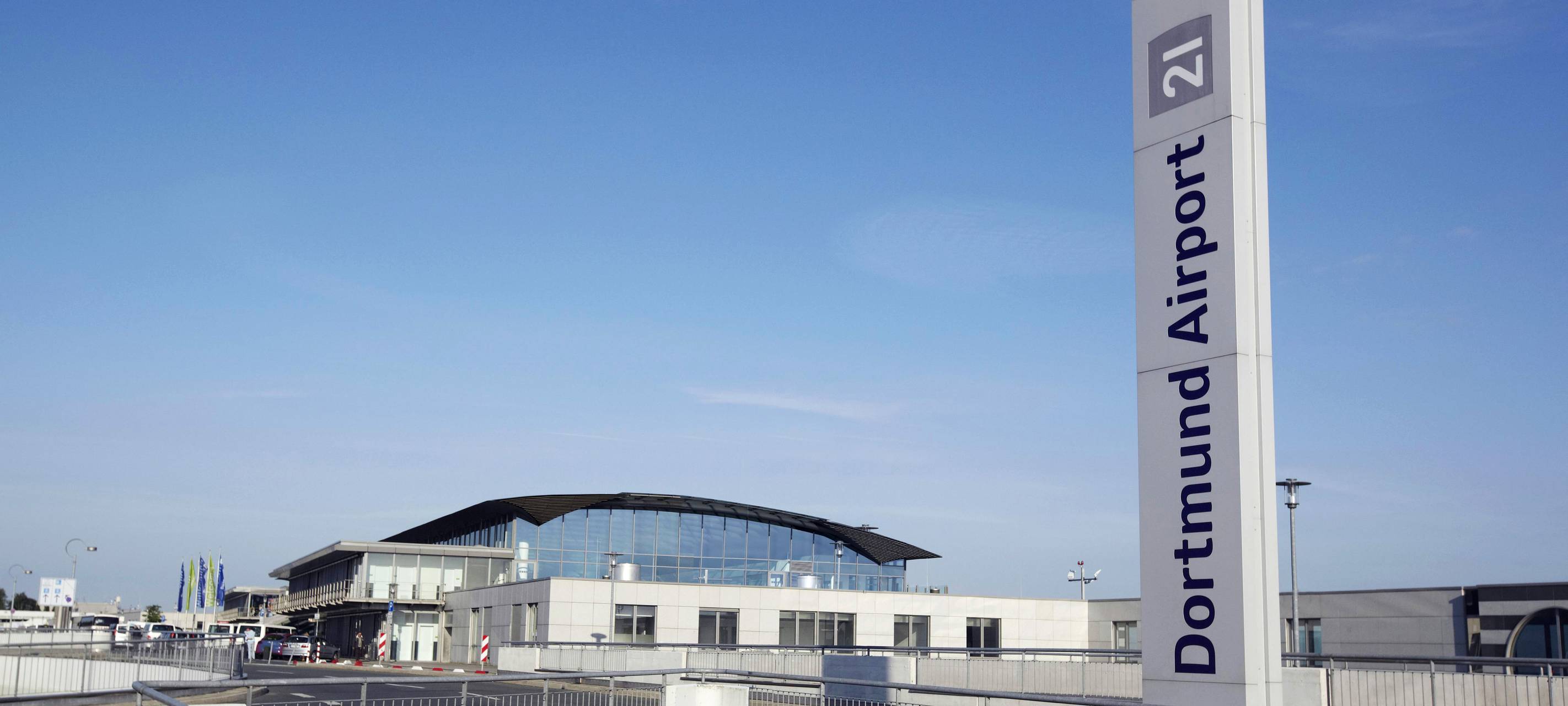 Der Dortmunder Flughafen-Terminal