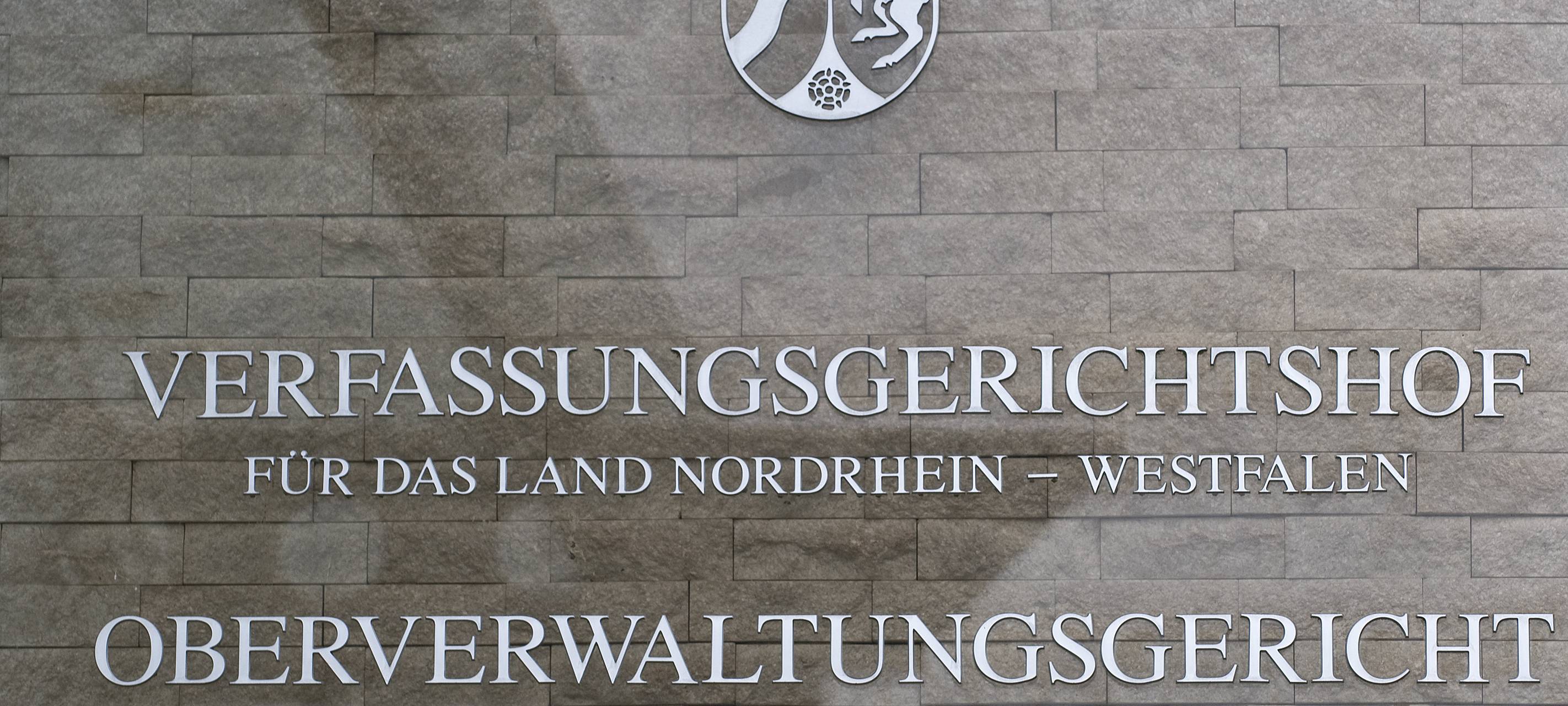 Der Verfassungsgerichtshof NRW in Münster.