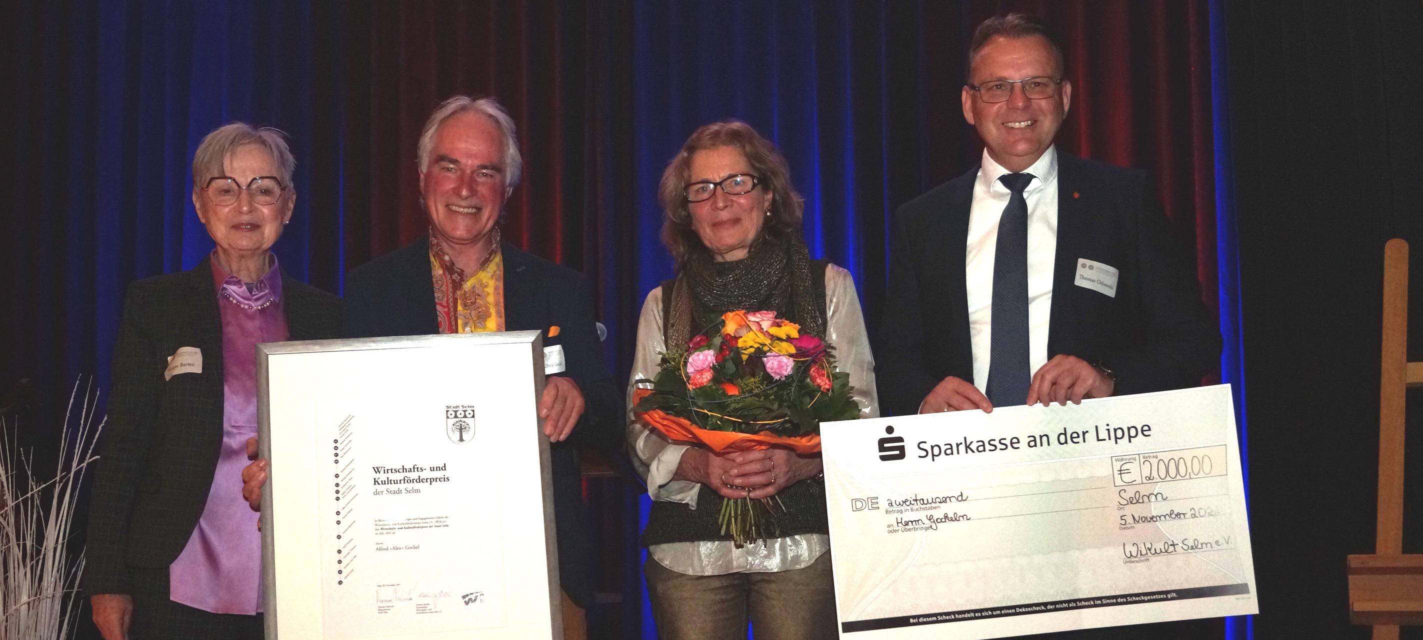 Selm: Kulturpreis für Alfred Gockel