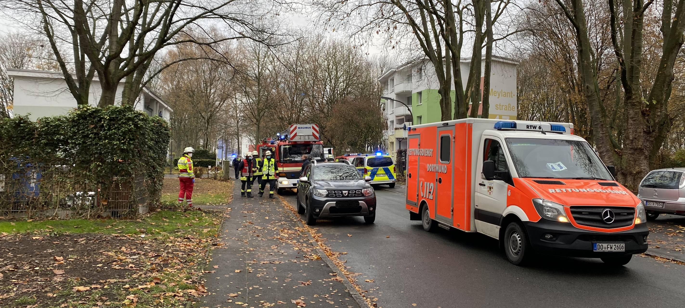 Toter bei Wohnungsbrand in Dortmund