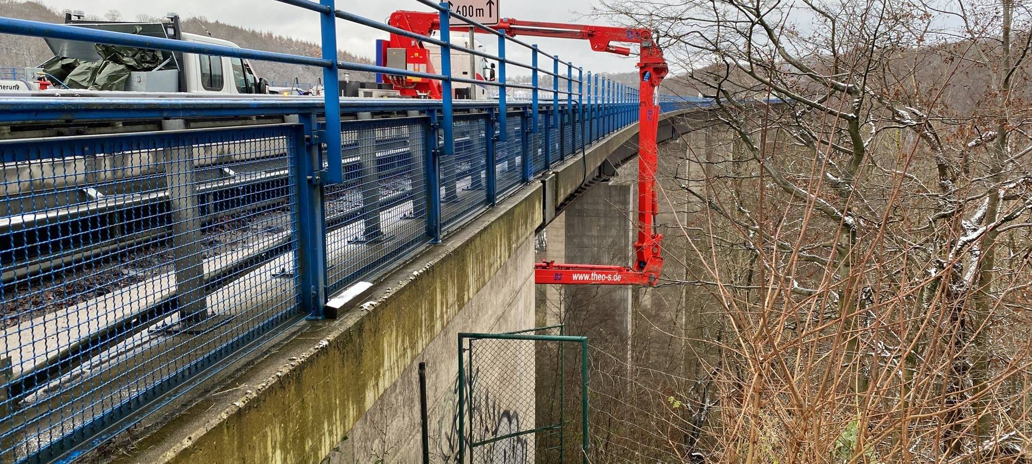 Schäden an der Talbrücke Rahmede