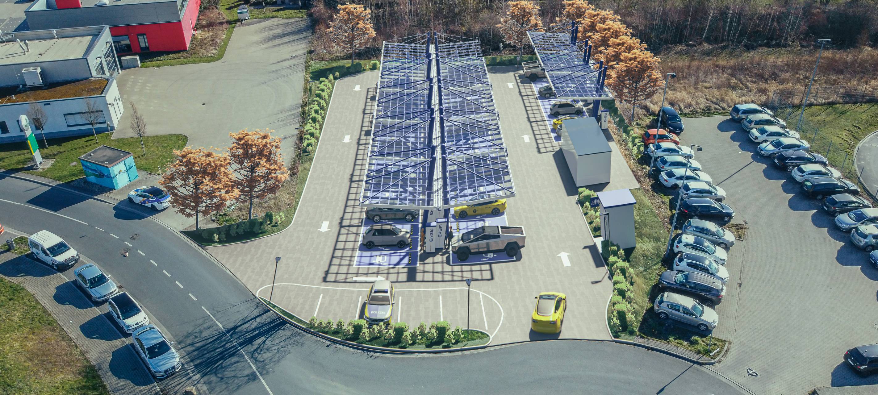 Schnellladepark in Kamen wird eröffnet