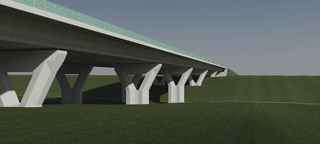 So soll die neue Liedbachtalbrücke aussehen.