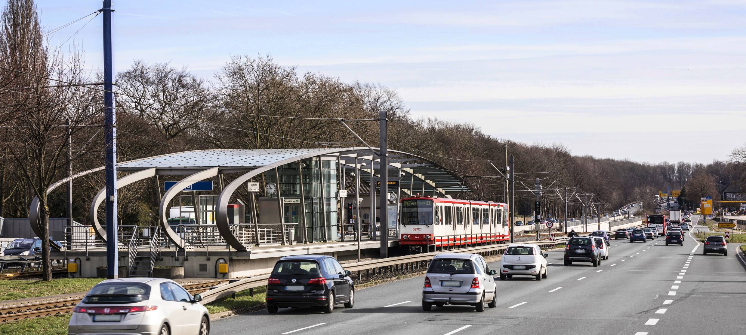 Die B1 vor dem Ausbau.