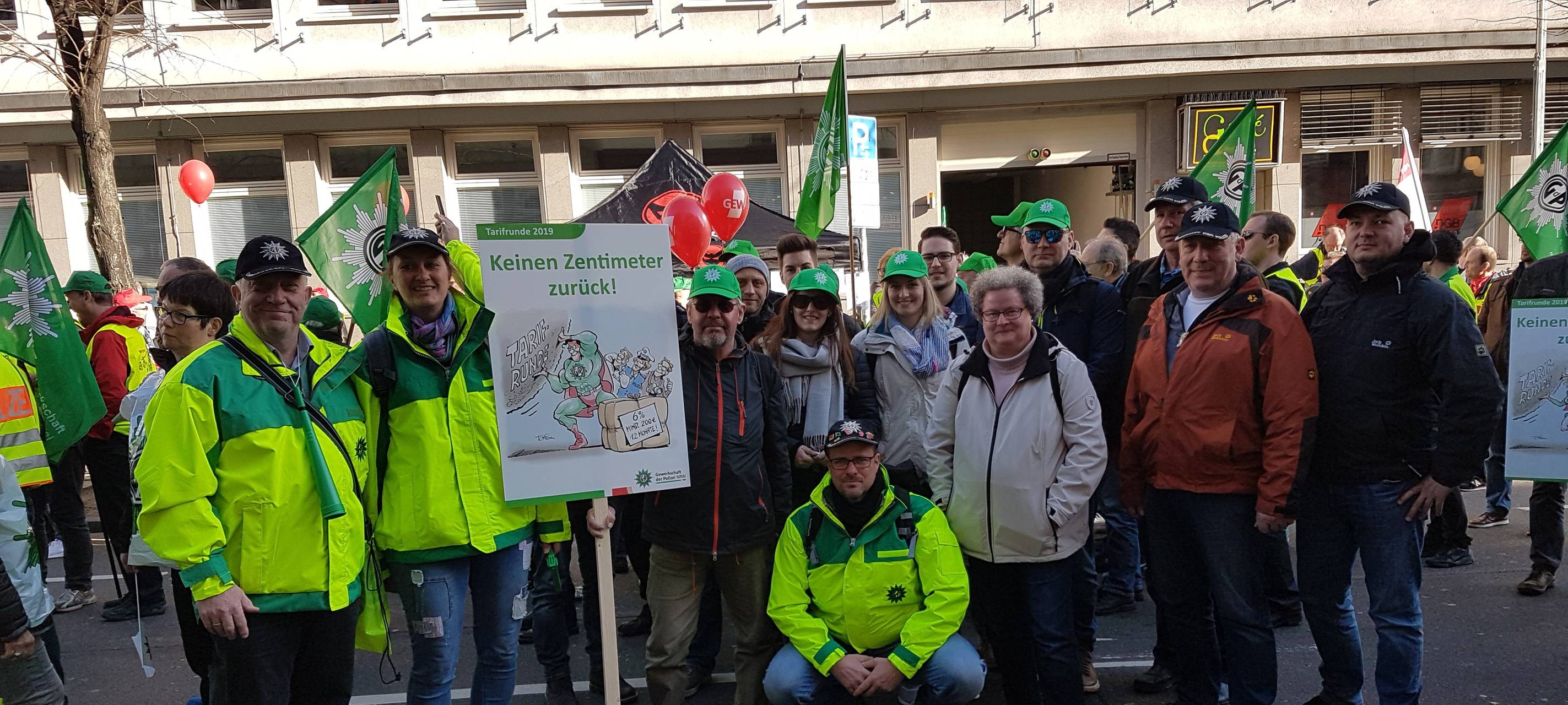Streikaktion für mehr Geld