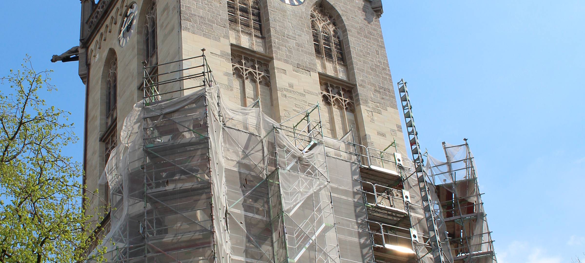 Stadtkirche Unna wieder ohne Baugerüst