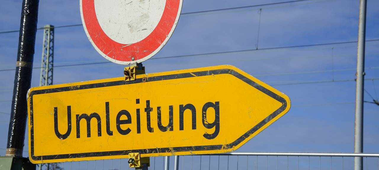 Umwege für Auto- und Radfahrer