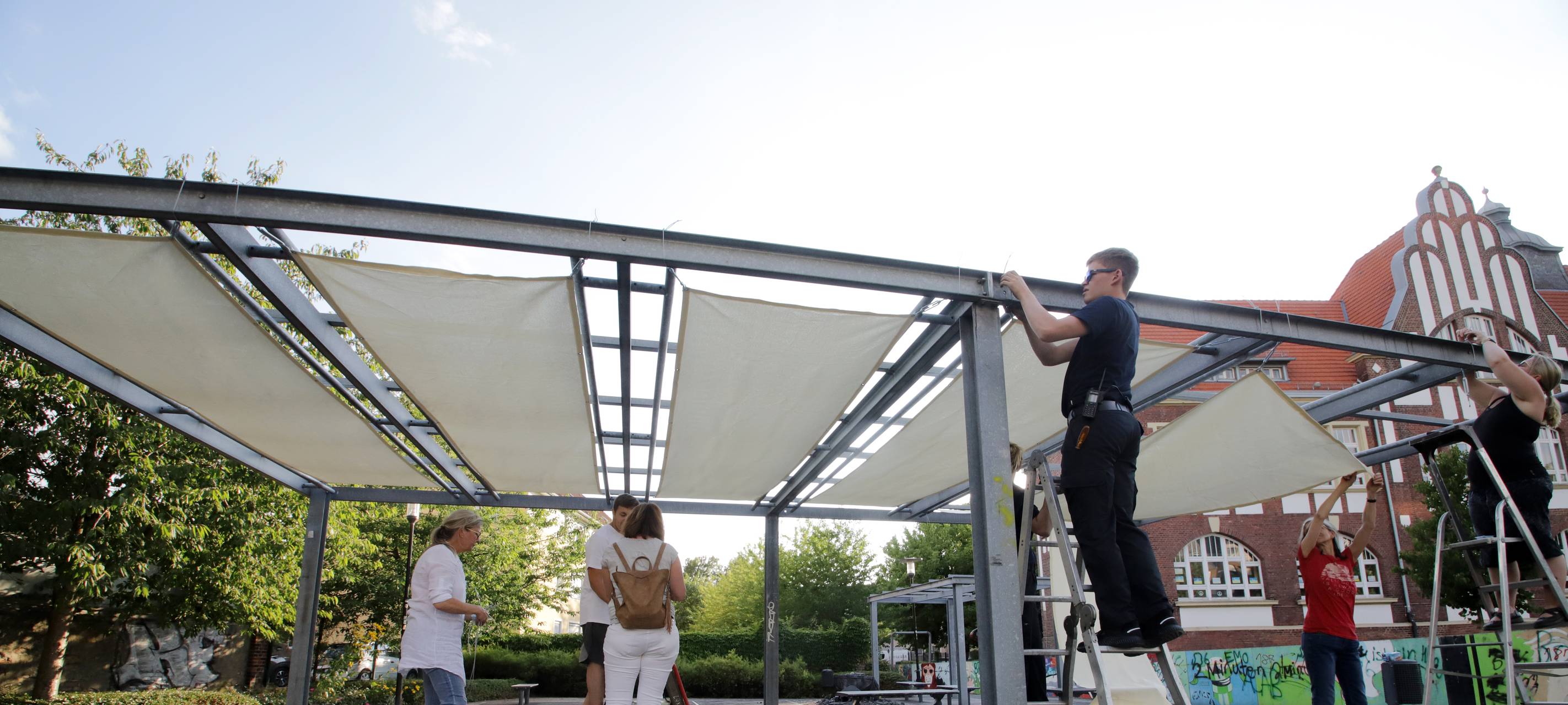 Brambauer bekommt Sonnensegel